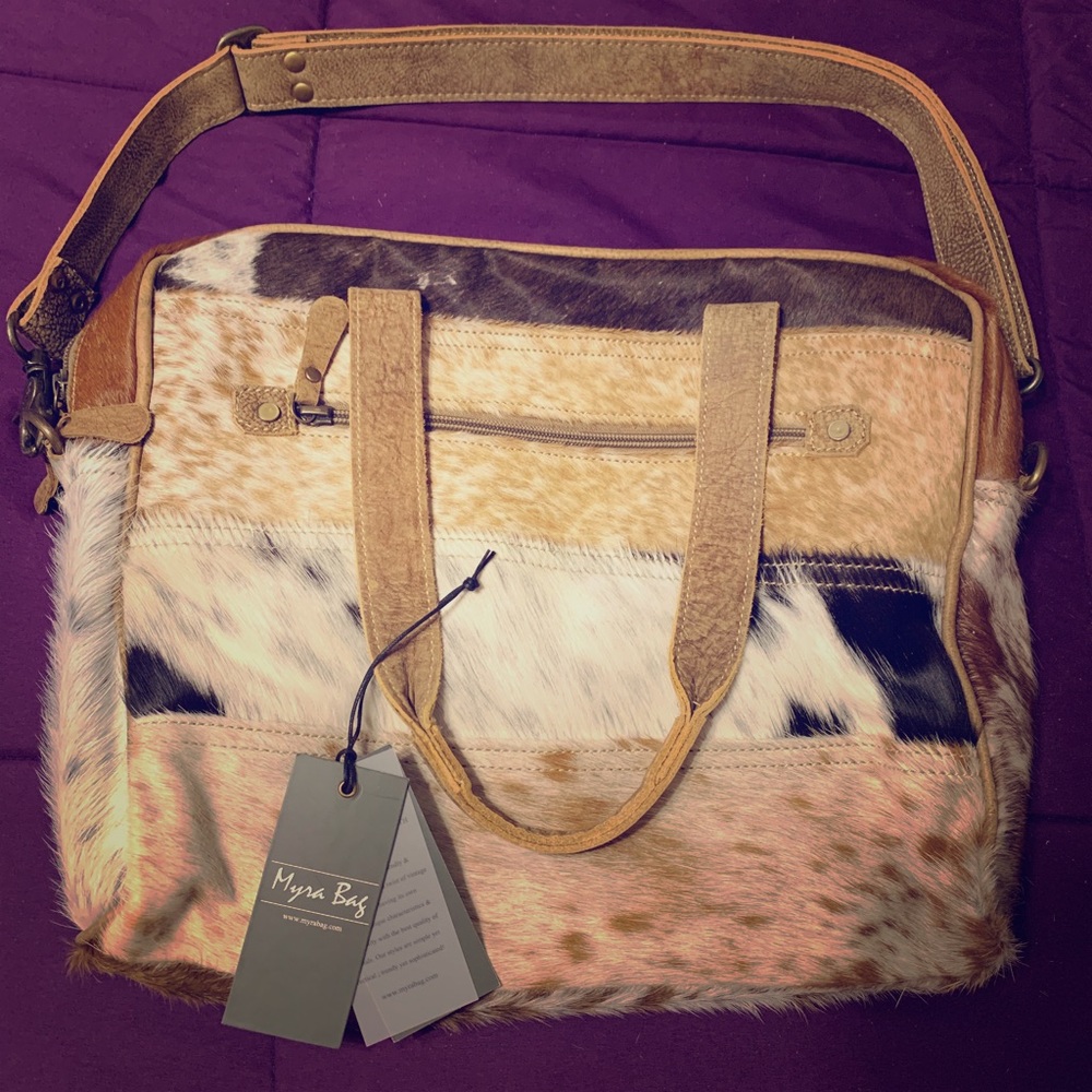 Authentic Myra Cowhide Purse 👜